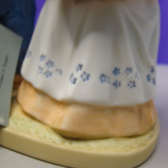 VTG 1985 Homco Home Interiors Denim Days Danny's Mom Bisque Figurine w/Tag 1511 - Picture 6 of 16